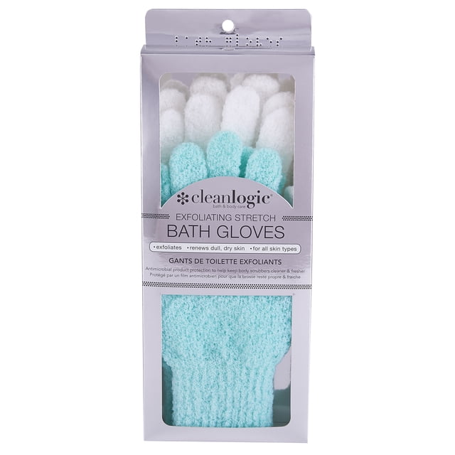 CLEANLOGIC Bath & Body Exfoliating Body Gloves