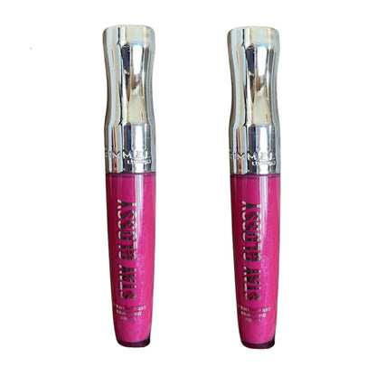 Rimmel London Stay Glossy Lip Gloss, The Future is Pink, 5.5ml