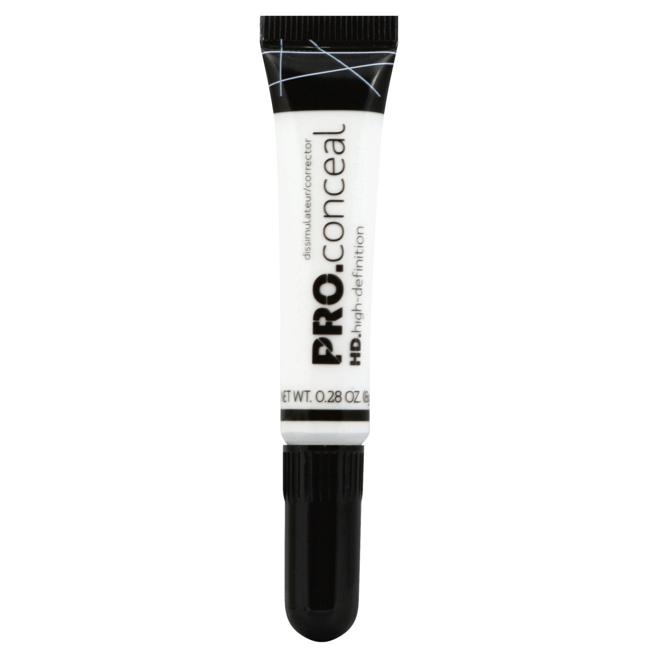L.A. Girl Pro Conceal HD Concealer - Flat White Corrector, 0.28 oz