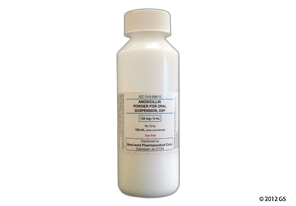 AMOXICILLIN PT 125MG/5ML 100ML