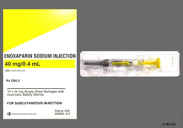 ENOXAPARIN SY 40MG/0.4ML 10X0.4ML
