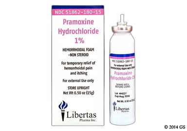 PRAMOXINE HCL 1% ANORECTAL LOT 4OZ