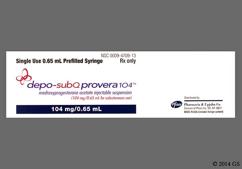 DEPO-SUBQ PROVERA SY 104MG/0.65ML
