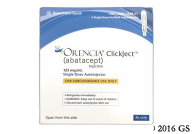 ORENCIA CLICKJECT SY125MG/ML4X1ML