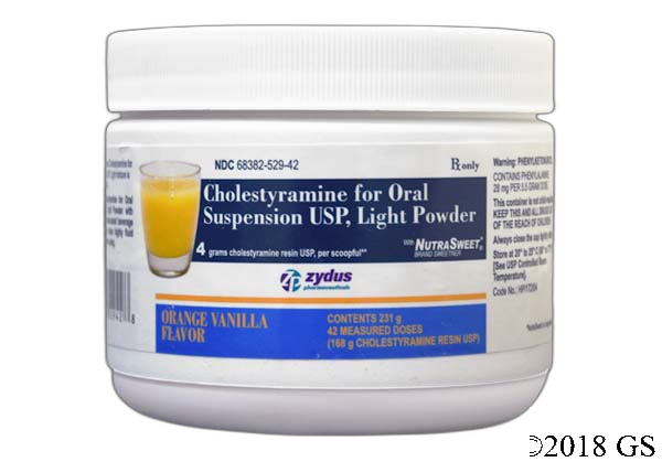 CHOLESTYRAMINE LIGHT PW 210GM