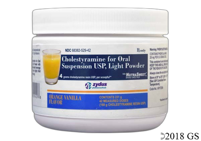 CHOLESTYRAMINE LIGHT PW 210GM