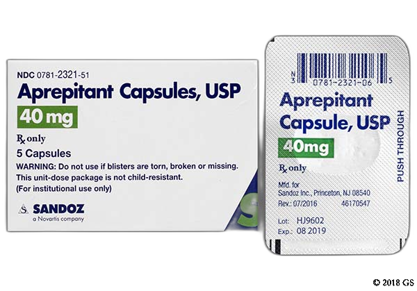 APREPITANT CP 40MG 1UD BPK