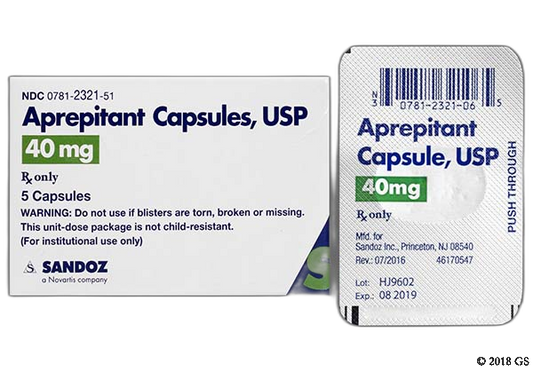 APREPITANT CP 40MG 1UD BPK