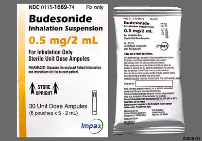 BUDESONIDE AH0.5MG/2ML 30X2UD
