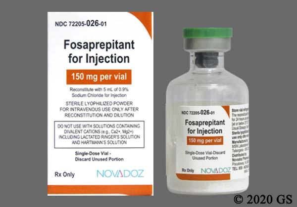 FOSAPREPITANT PR 150MG