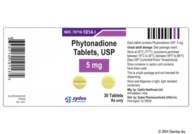 PHYTONADIONE TB 5MG 30