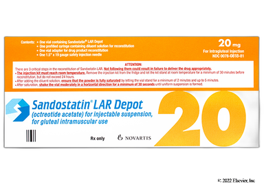 SANDOSTATIN LAR DEPOT KIT PR 10MG