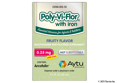 POLY-VI-FLOR CW 0.5MG 30 BERRY
