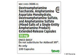 MYDAYIS ER CP 37.5MG 100       C2
