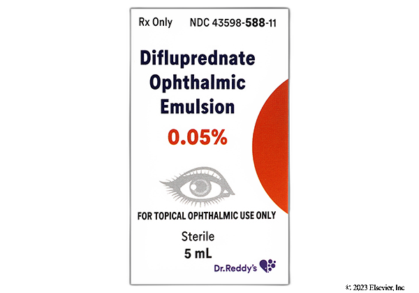 DIFLUPREDNATE DR0.05% 5ML OPTH EM