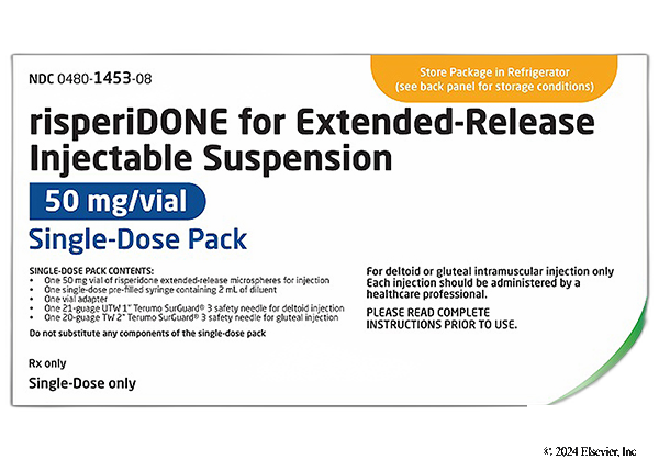 RISPERIDONE KT 25MG ER