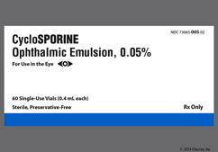 CYCLOSPORINE DR 0.05% 60X0.4ML PF