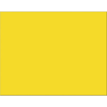 Pacon Railroad Poster Board, 1 count - Lemon Yellow, 28" x 22"