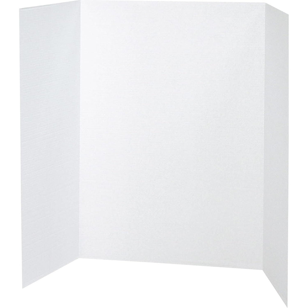 Pacon Tri-Fold Presentation Board - White, 40"X28"