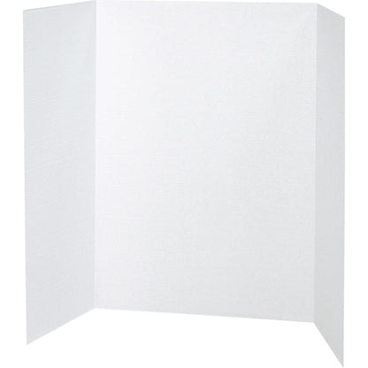 Pacon Tri-Fold Presentation Board - White, 40"X28"