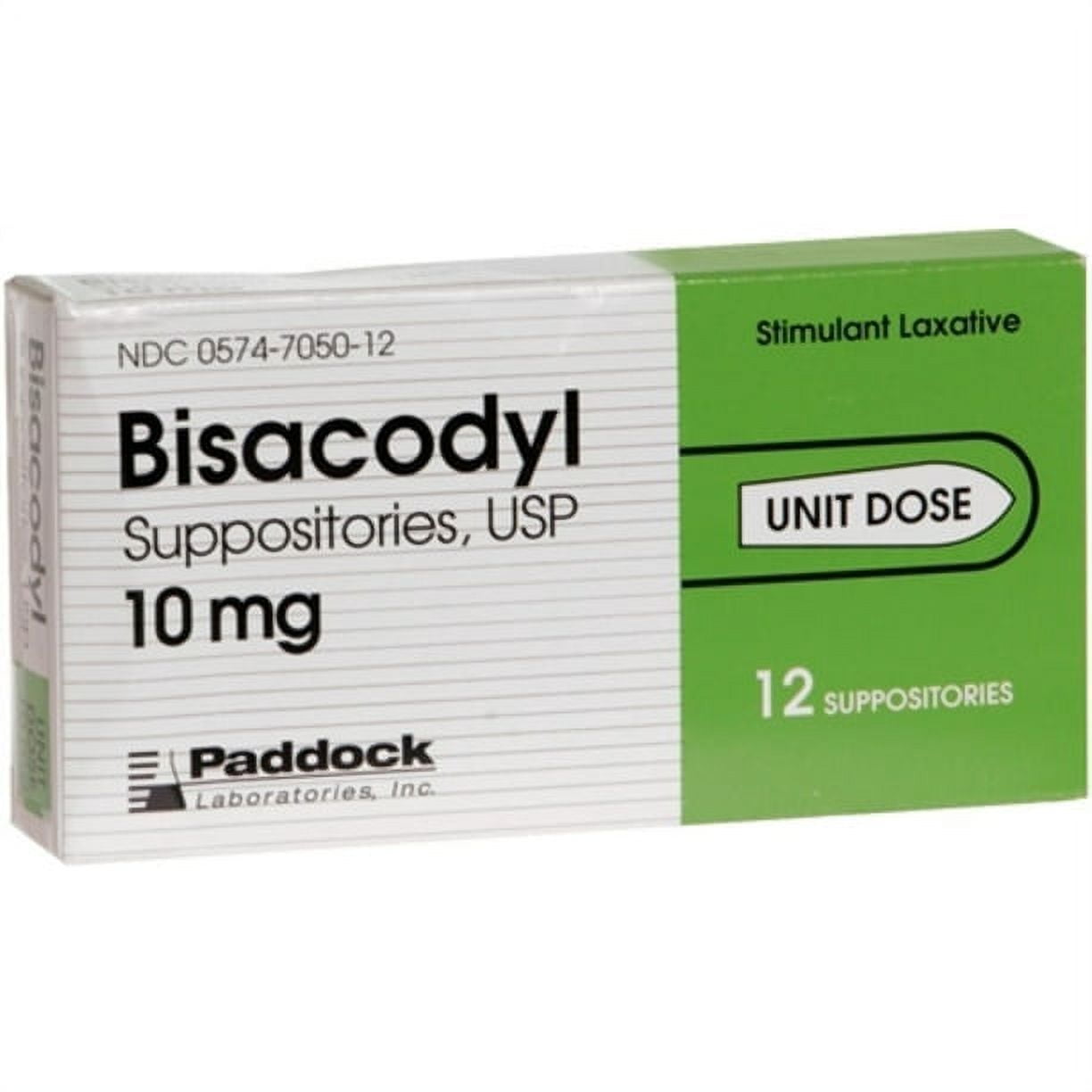 BISACODYL SU 10MG 12