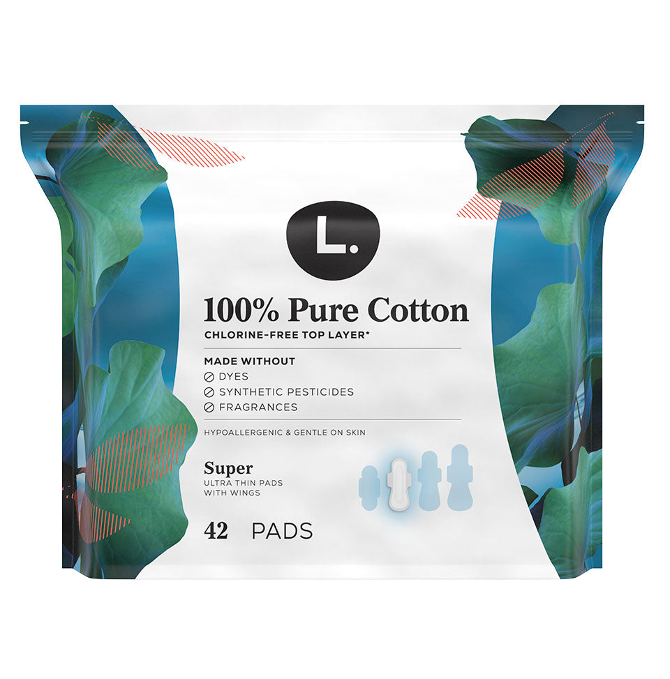 L. Pads Size 4 Ultrathin Super 42 Count Wings