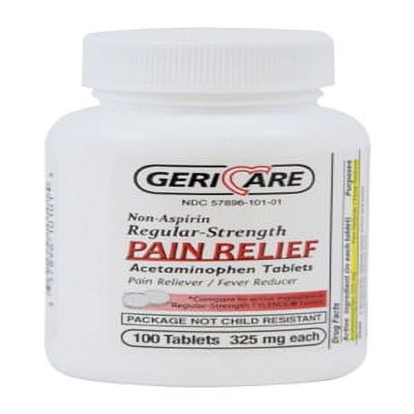 ACETAMIN 325MG TABLET 100CT GERI-CARE