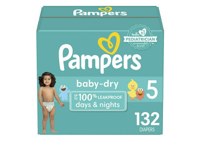 Pampers Diapers Size 5 Baby- Dry 24 Count