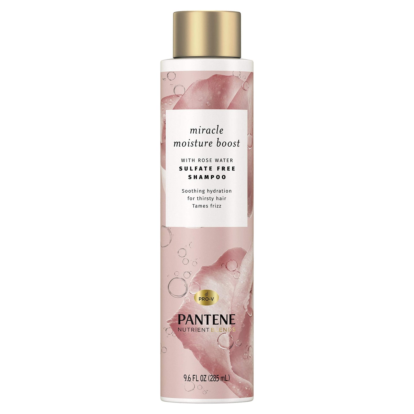 Pantene Nutrient Blends Sulfate Free Miracle Moisture Rose Water Shampoo, 3 oz
