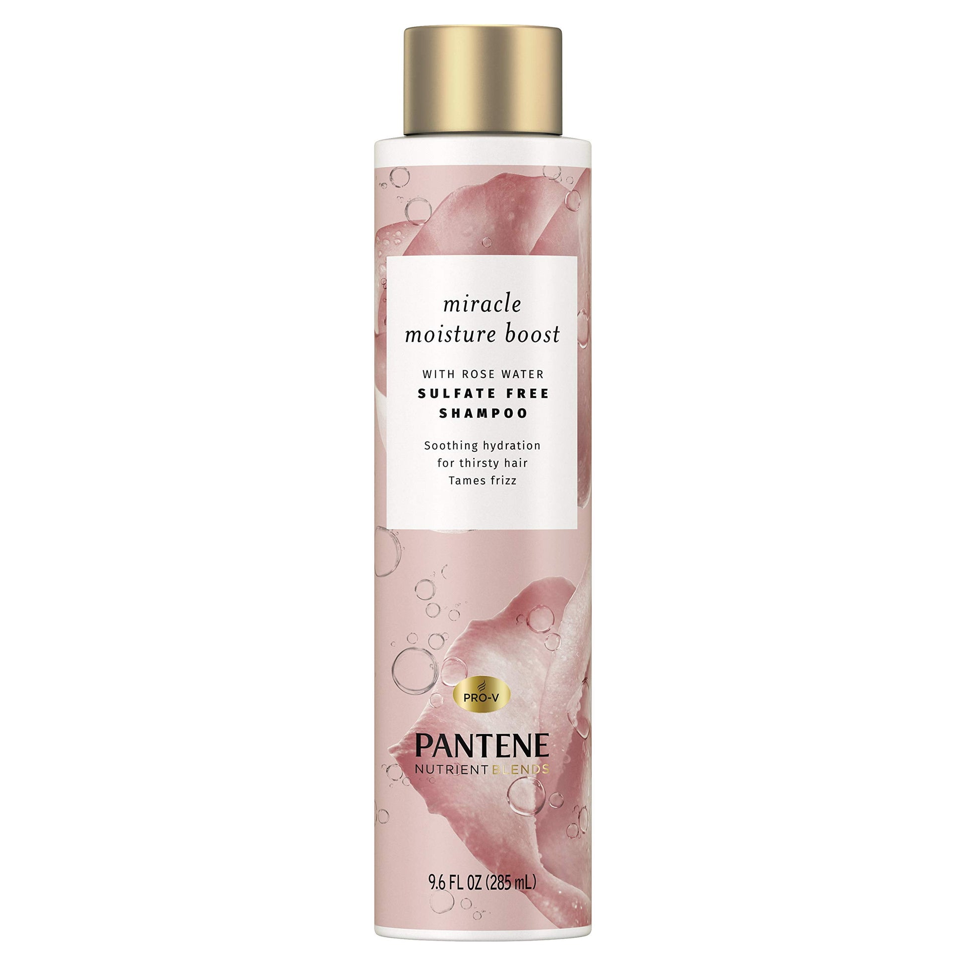 Pantene Nutrient Blends Sulfate Free Miracle Moisture Rose Water Shampoo, 3 oz
