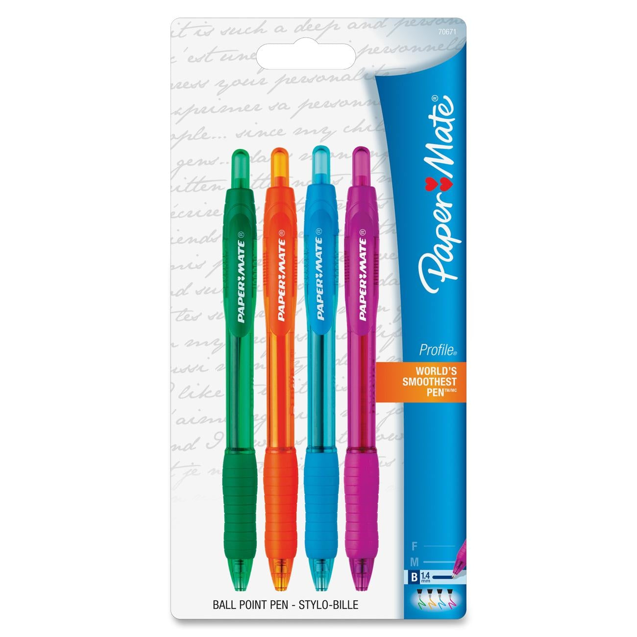 Paper Mate Profile Ball Point Pen B 14 Mm