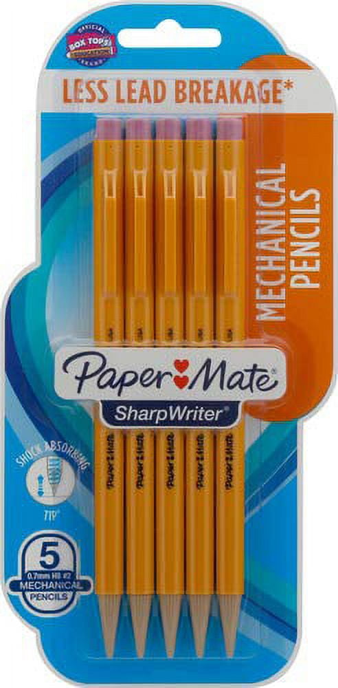Paper Mate Sharpwriter Mechanical Pencils, 5 count