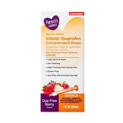 INFANTS IBU DR 50MG/1.25ML 15ML