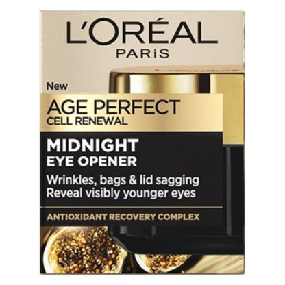 L'ORÉAL PARIS Age Perfect Cell Renewal Midnight Eye Cream, 0.5 fl oz