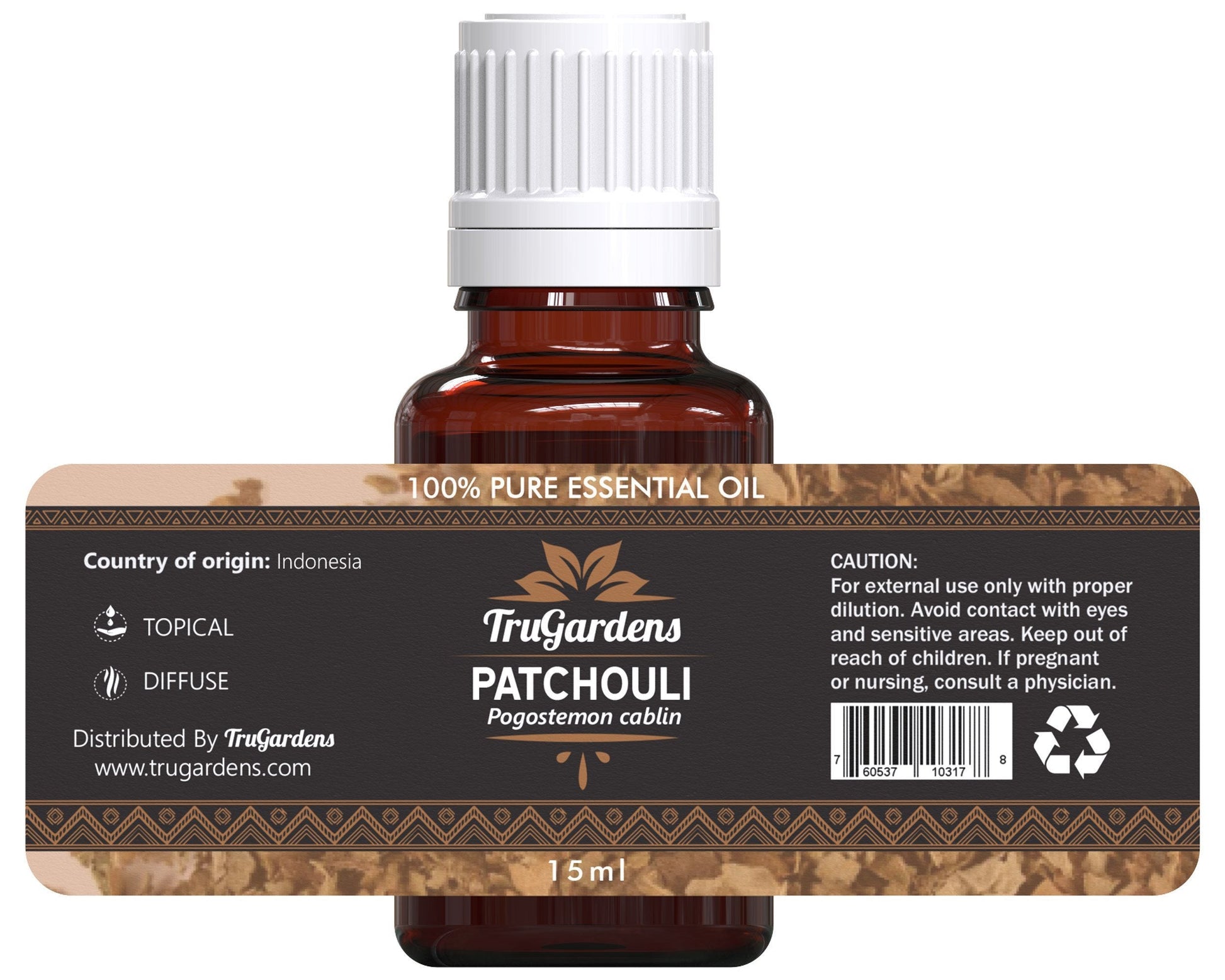 NAT TRU PATCHOULI DARK ESSNTL OIL 15 ML
