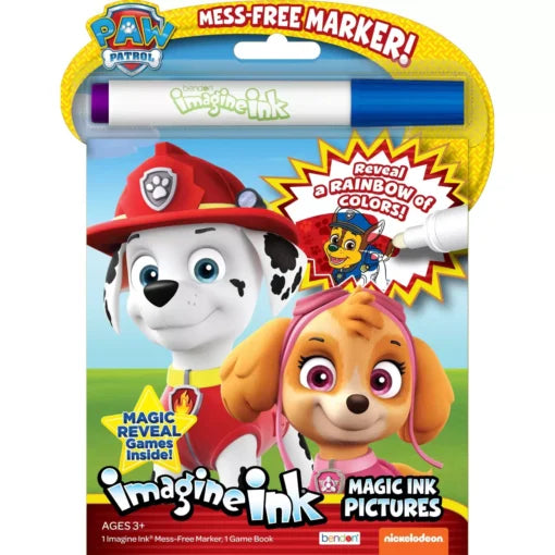 Bendon Imagine Ink Magic Ink Coloring Book - Paw Patrol