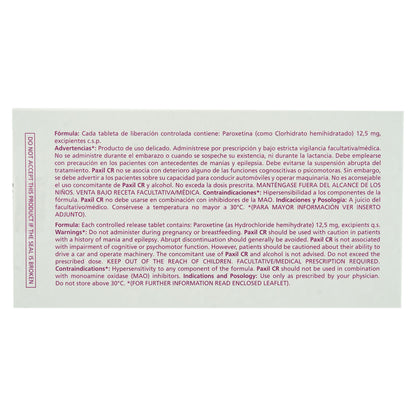 PAXIL CR TB 25MG 30