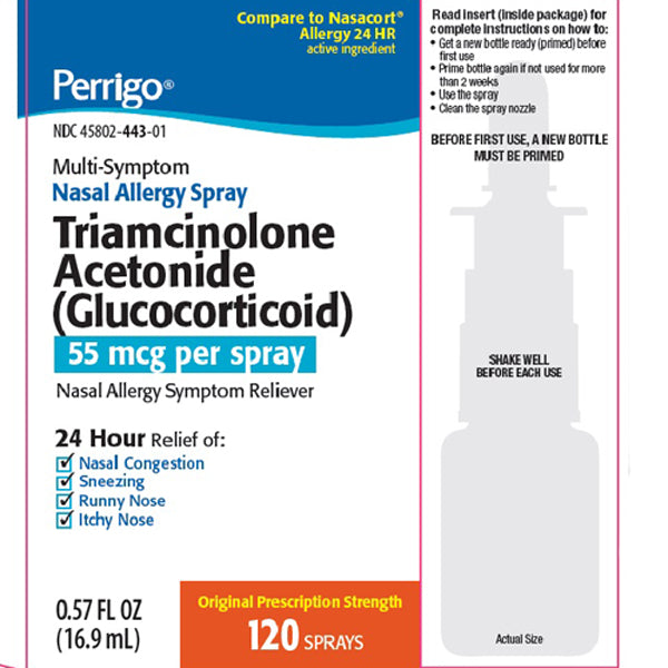 TRIAMCINOLONE ACET 55MCG SPY(120) 16.9ML
