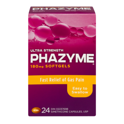 PHAZYME ULT GAS RLF GC 500MG 20