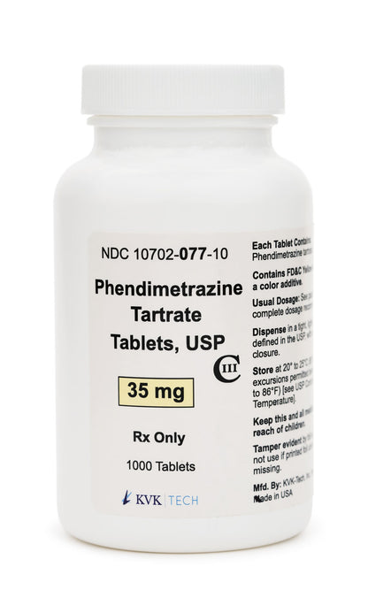 PHENDIMETRAZINE TB 35MG 1000   C3