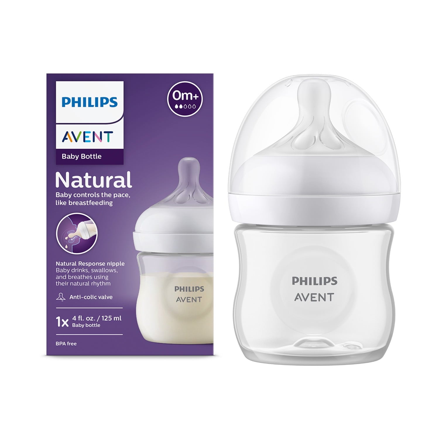 AVNT NAT BABY BTLE CLR 9OZ