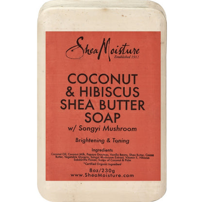 Shea Moisture Soap 8oz Bar Coconut & Hibiscus