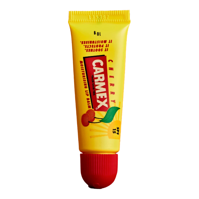 Carmex Lip Balm Stick Cherry Spf#15  0.15oz (12in) Display