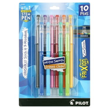 Pilot FriXion Clicker Erasable Gel Ink Pens, Fine Point (0.7mm), Purple, 12 Count