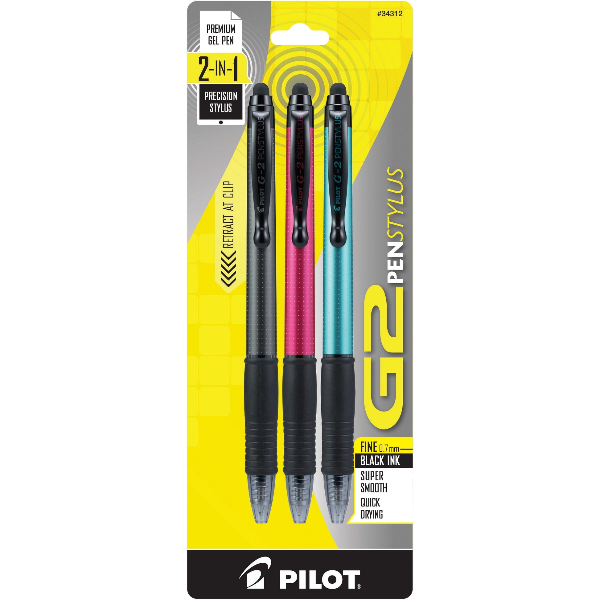 Pilot G2 Boost Gel Pen - Assorted Pinks, 4 pack