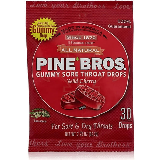 SMITH BROS WILD CHERRY THROAT DRP 30CT