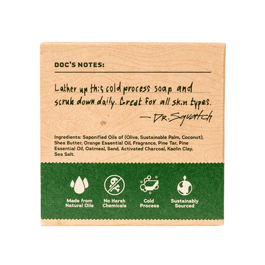DR. SQUATCH BAR SOAP,MENS,PINE TAR