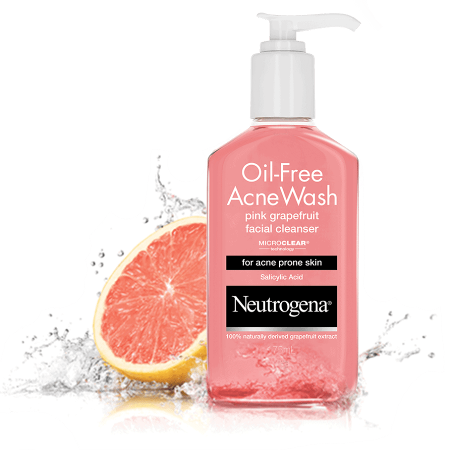 Neutrogena Acne Wash Pink Grapefruit 6oz Pump