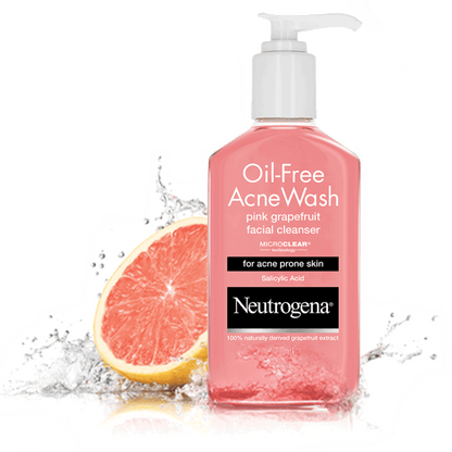 Neutrogena Acne Wash Pink Grapefruit 6oz Pump