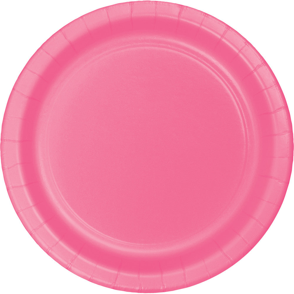 SENSATIONS Premium Paper Lunch Plates - Candy Pink, 20 count